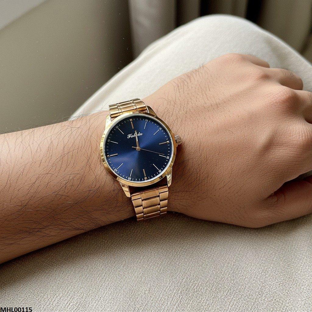 MHL00115 HWR Round Blue Dial Men's Watch - MHL