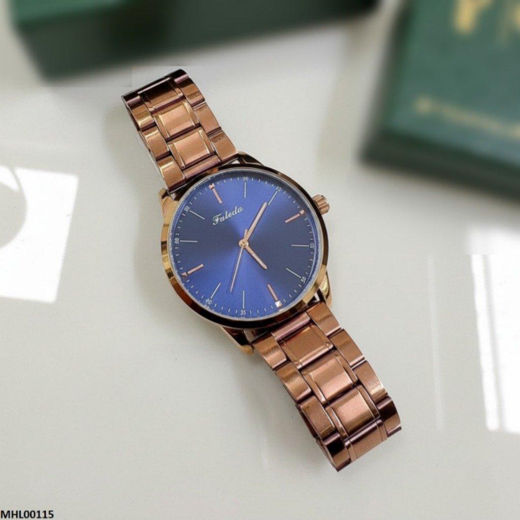 MHL00115 HWR Round Blue Dial Men's Watch - MHL