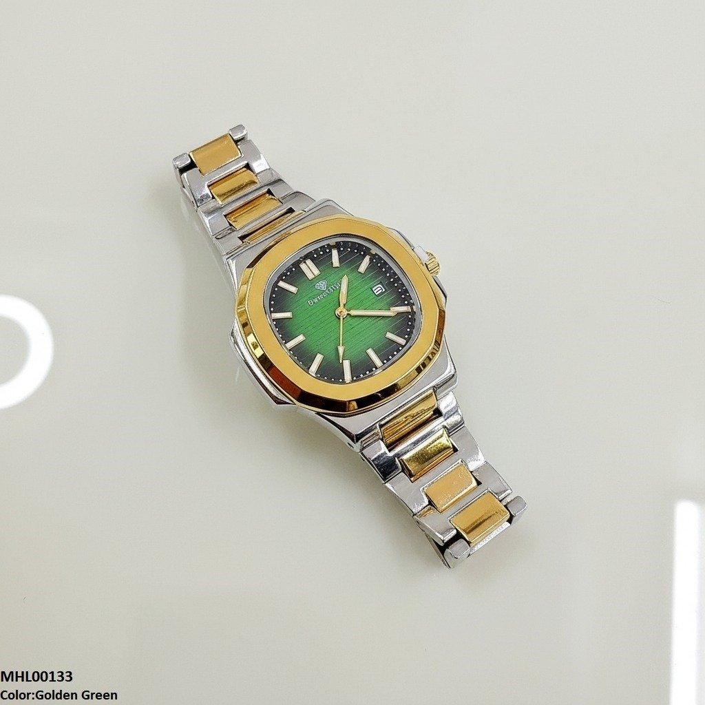 MHL00133 HWR Hexagon Bezel Men's Watch - MHL