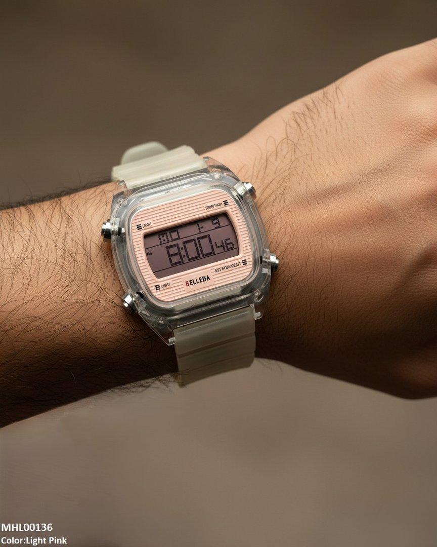 MHL00136 IWA Square Digital Sports Men's Watch - MHL