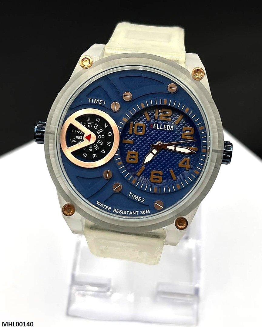 MHL00140 IWA Blue Double Dial Men's Watch - MHL