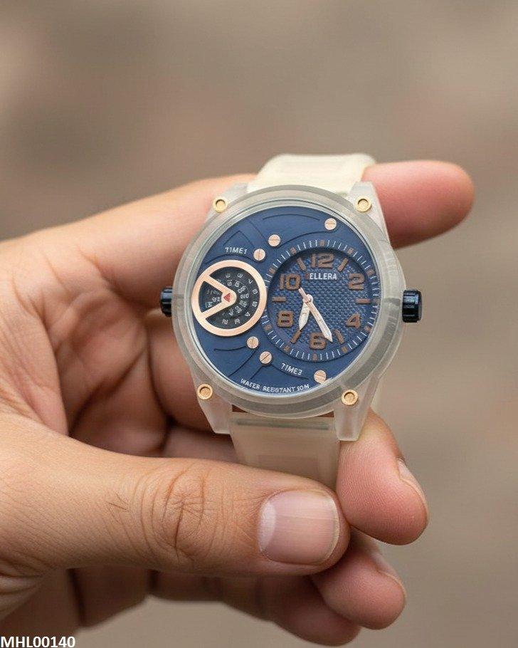 MHL00140 IWA Blue Double Dial Men's Watch - MHL