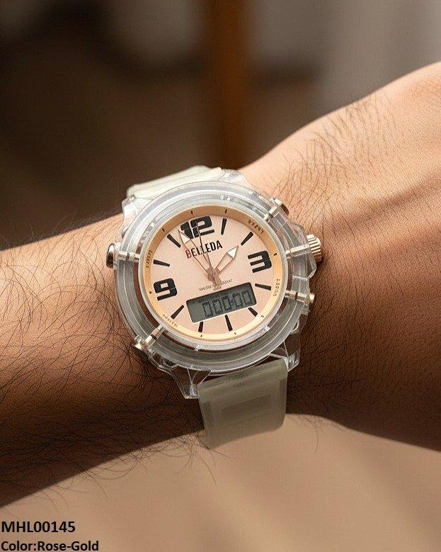 MHL00145 IWA Round Digital Sports Men's Watch - MHL