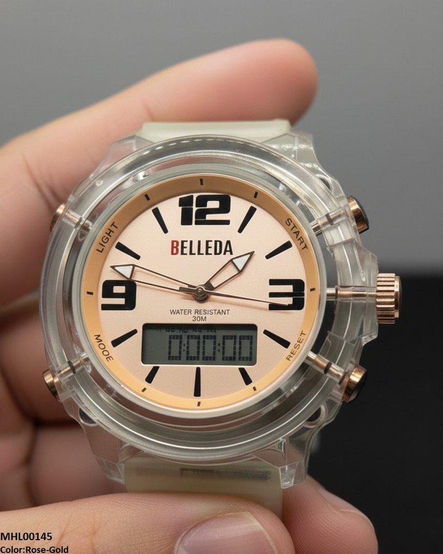 MHL00145 IWA Round Digital Sports Men's Watch - MHL