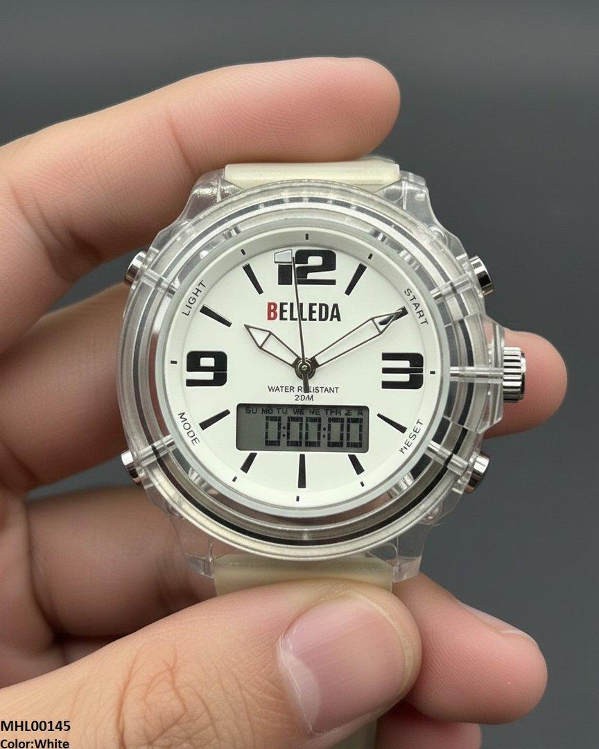 MHL00145 IWA Round Digital Sports Men's Watch - MHL