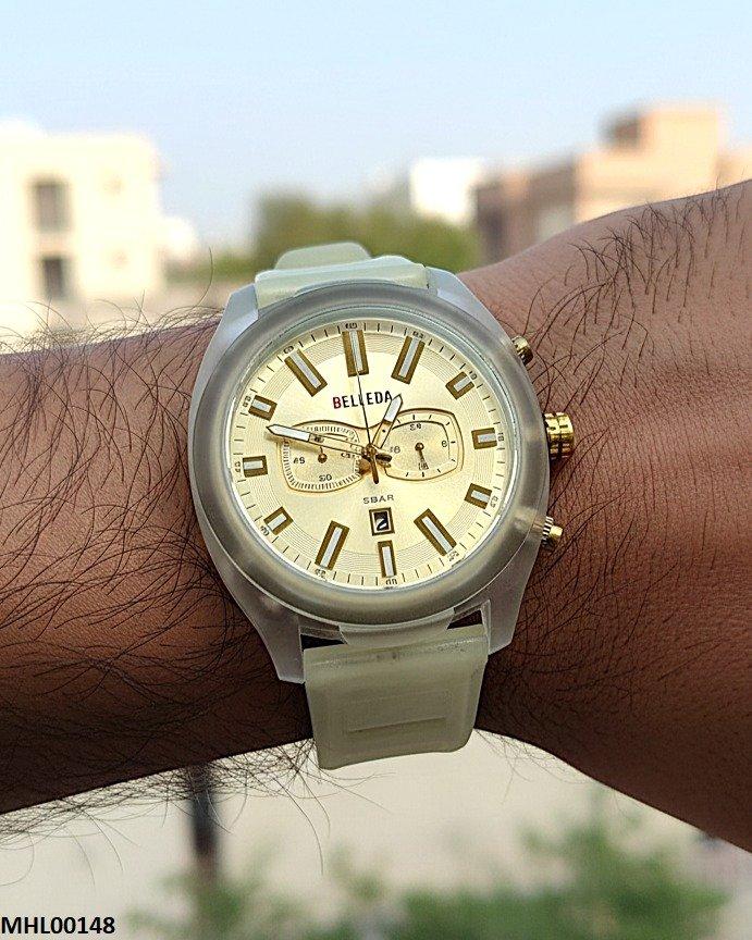 MHL00148 IWA Round Double Dial Men's Watch - MHL