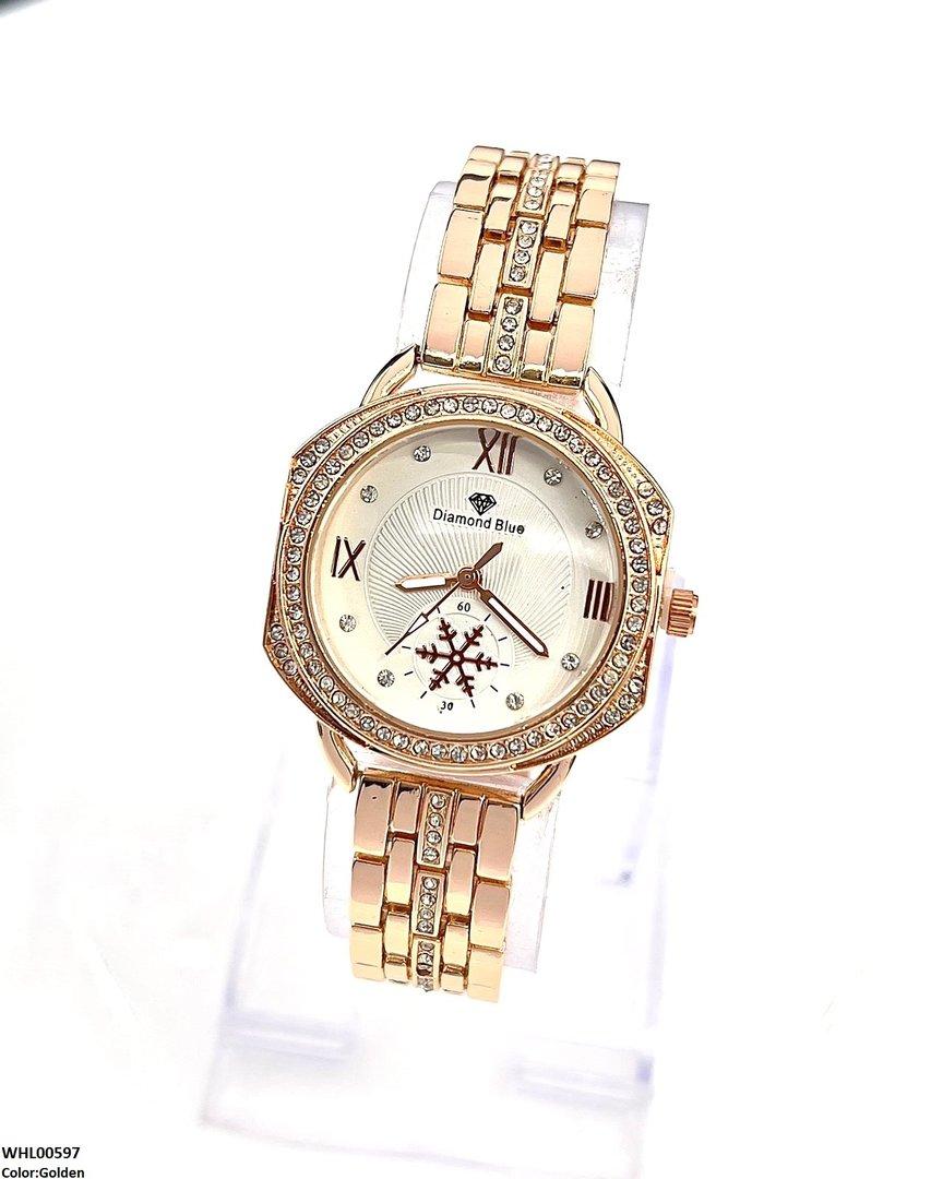 WHL00597 HWR Round Rhinestone Women's Watch - WHL