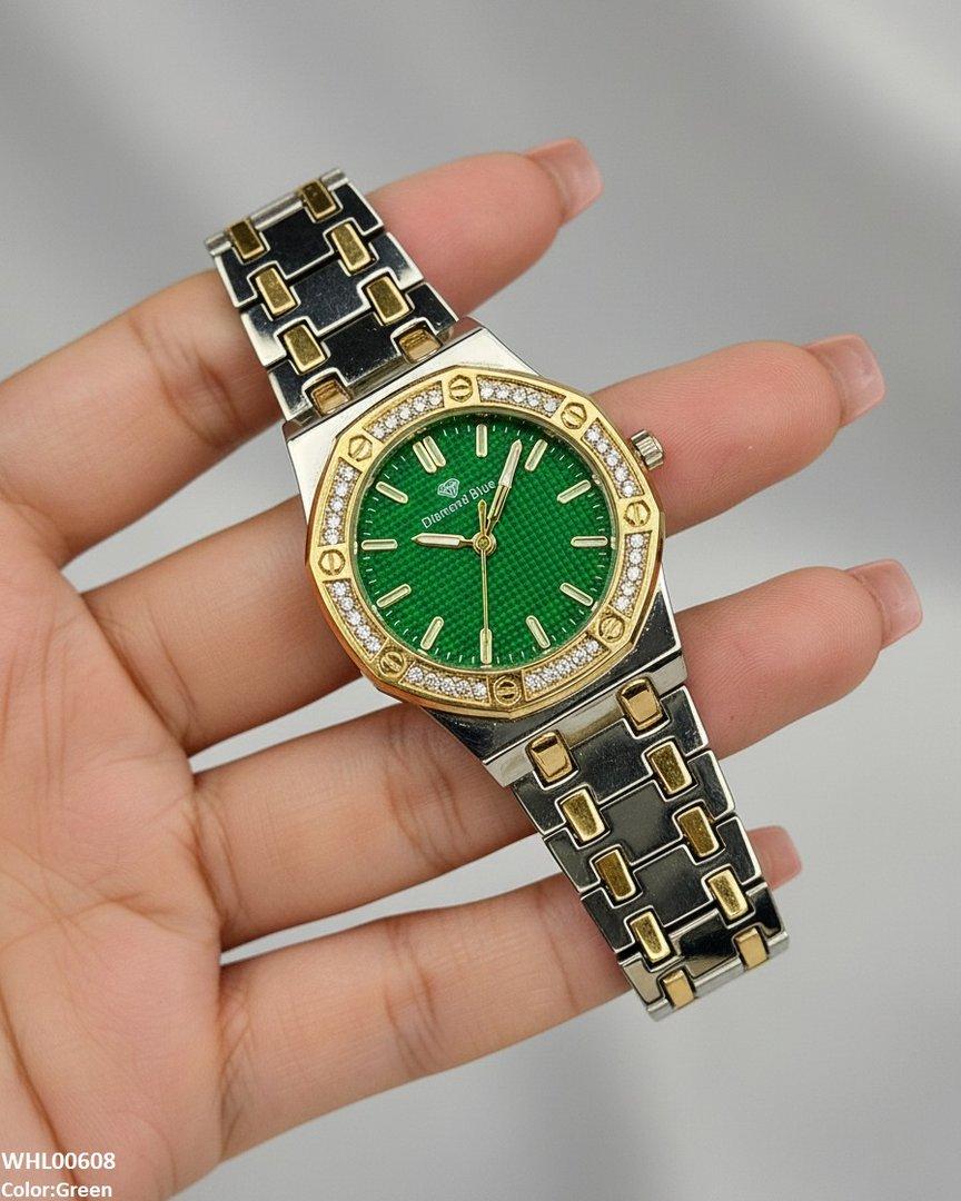 WHL00608 HWR Round Rhinestone Women's Watch - WHL