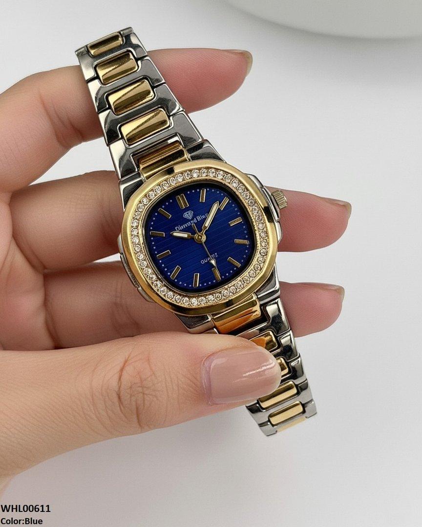 WHL00611 HWR Round Stone Dial Women's Watch - WHL