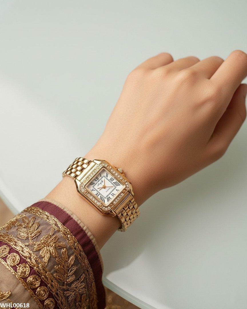 WHL00618 HWR Square Dial Women's Watch - WHL