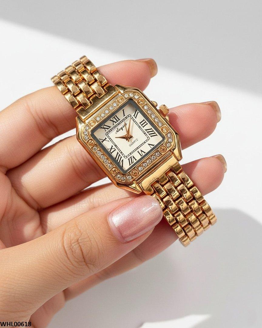 WHL00618 HWR Square Dial Women's Watch - WHL
