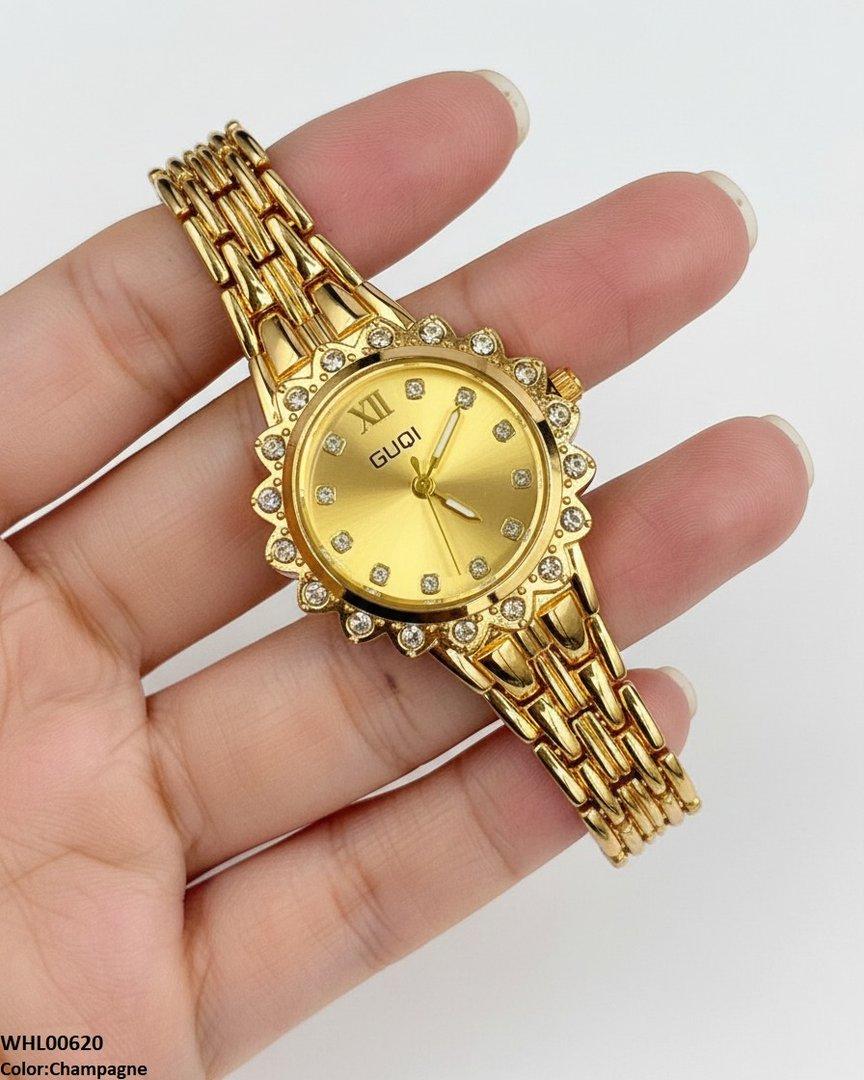 WHL00620 HWR Flower Round Dial Women's Watch - WHL
