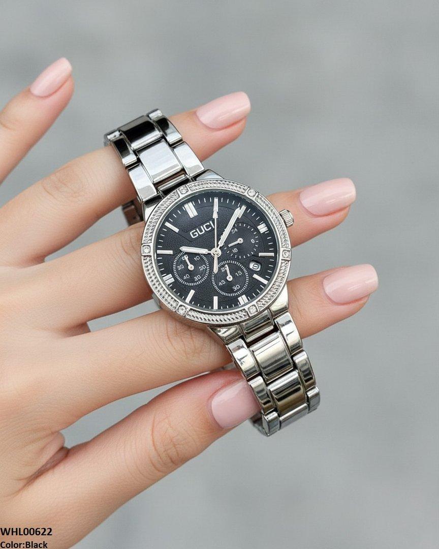 WHL00622 HWR Round Three Dial Women's Watch - WHL
