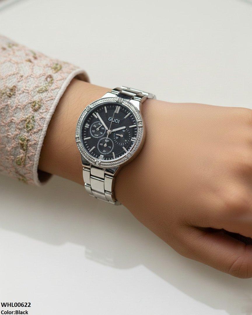 WHL00622 HWR Round Three Dial Women's Watch - WHL