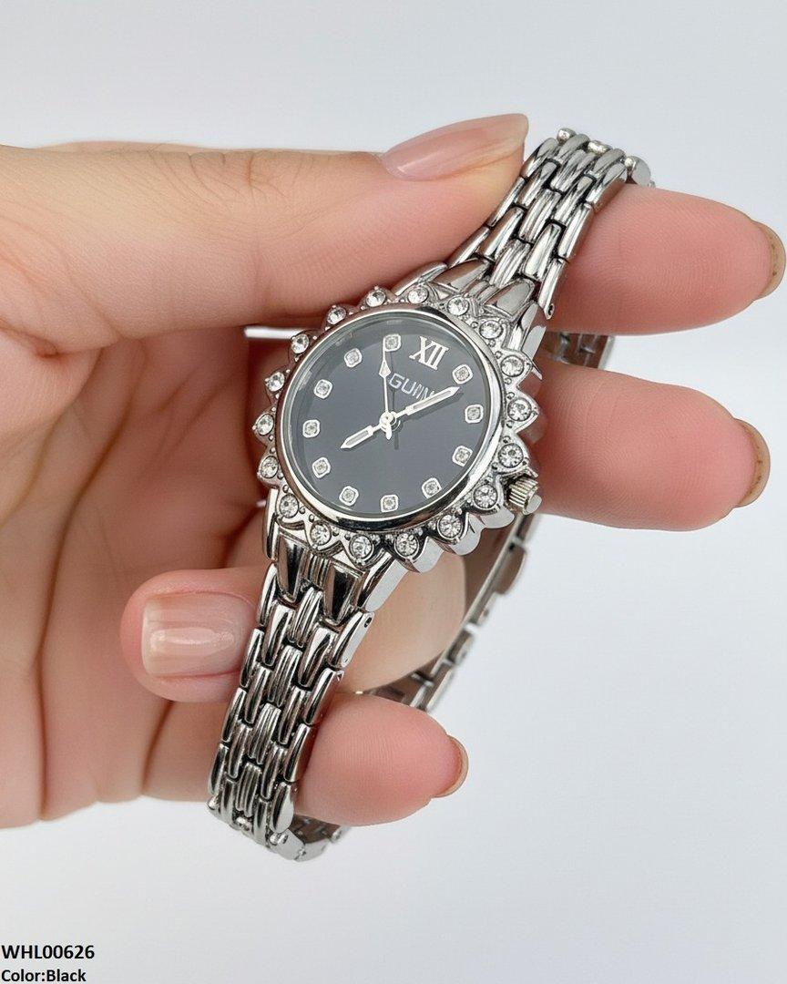 WHL00626 HWR Round Stone Dial Women's Watch - WHL