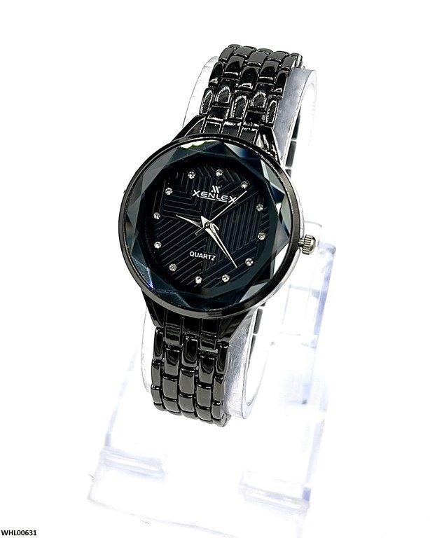 WHL00631 ZWA Round Black Dial Women's Watch - WHL