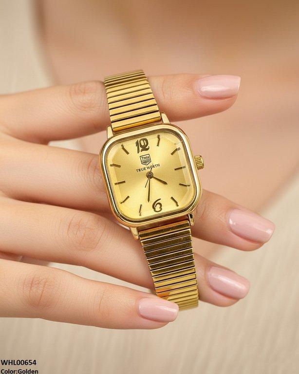 WHL00654 ZWA Square Shafal Chain Women's Watch - WHL