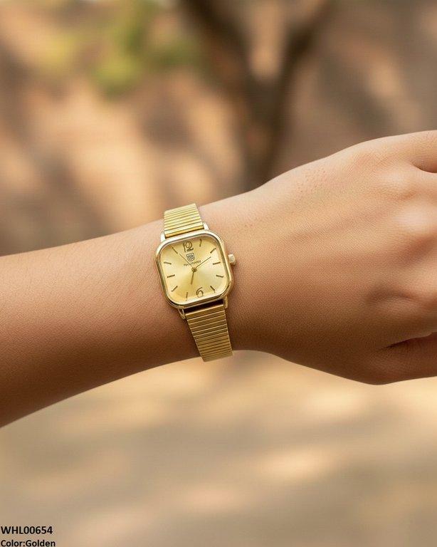 WHL00654 ZWA Square Shafal Chain Women's Watch - WHL