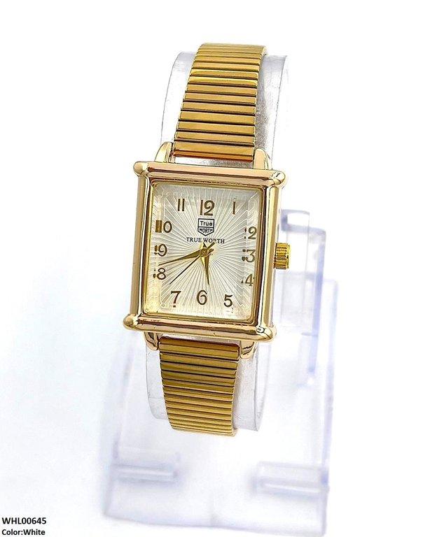 WHL00645 ZWA Square Flower Shafal Chain Women's Watch - WHL