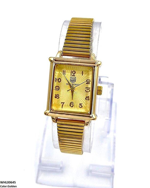 WHL00645 ZWA Square Flower Shafal Chain Women's Watch - WHL