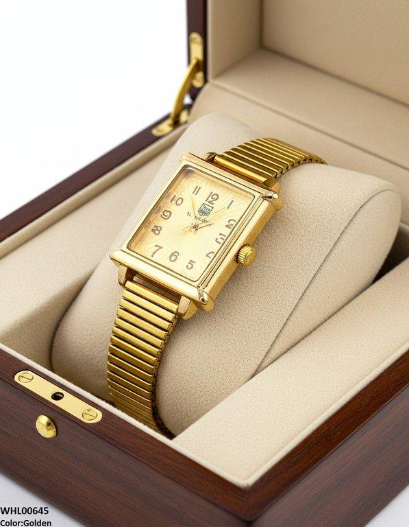 WHL00645 ZWA Square Flower Shafal Chain Women's Watch - WHL