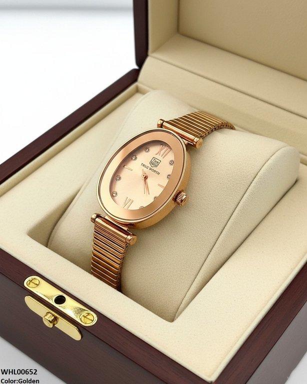 WHL00652 ZWA Oval Shafal Chain Women's Watch - WHL