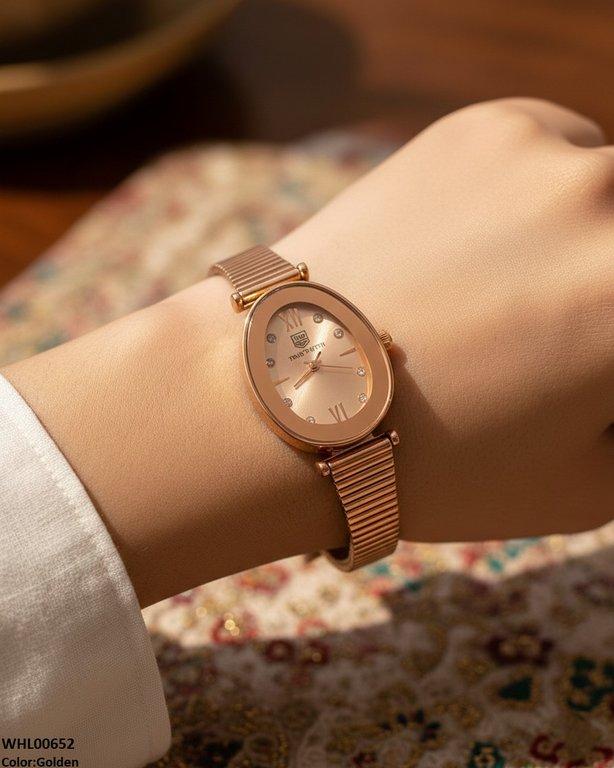 WHL00652 ZWA Oval Shafal Chain Women's Watch - WHL