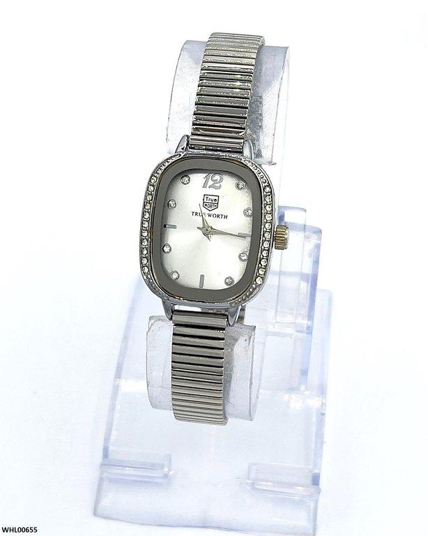 WHL00655 ZWA Rectangle Stone  Shafal Chain Women's Watch - WHL