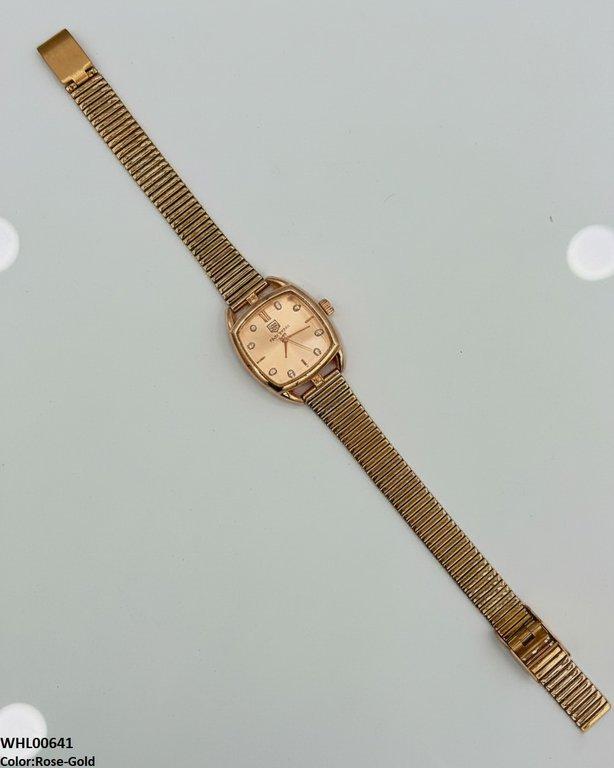 WHL00641 ZWA Square Dial Shafal Chain Women's Watch - WHL
