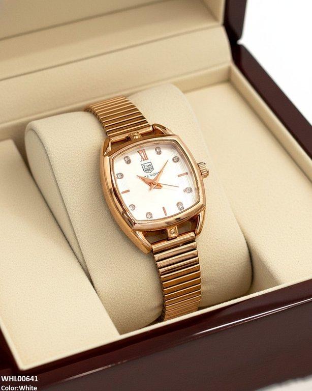 WHL00641 ZWA Square Dial Shafal Chain Women's Watch - WHL