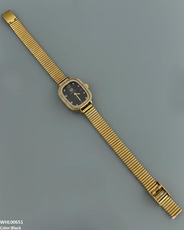WHL00651 ZWA Rectangle Stone Shafal Chain Women's Watch - WHL