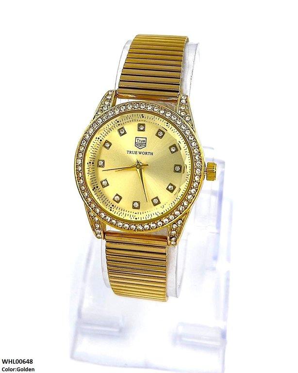 WHL00648 ZWA Round Stone Shafal Chain Women's Watch - WHL