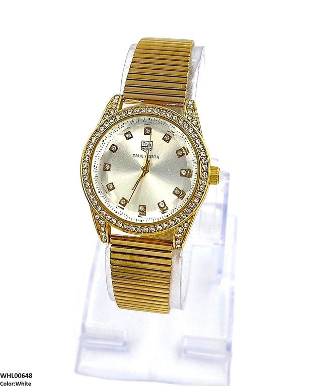 WHL00648 ZWA Round Stone Shafal Chain Women's Watch - WHL
