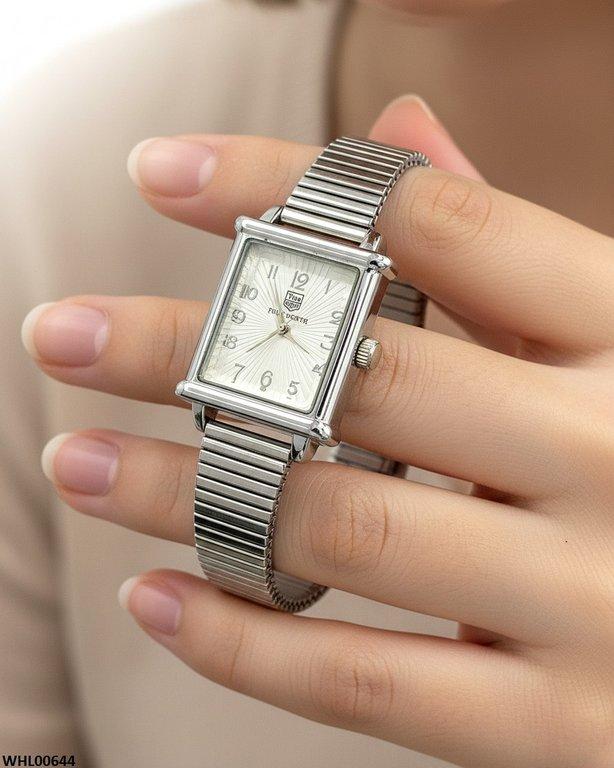 WHL00644 ZWA Square Flower Shafal Chain Women's Watch - WHL