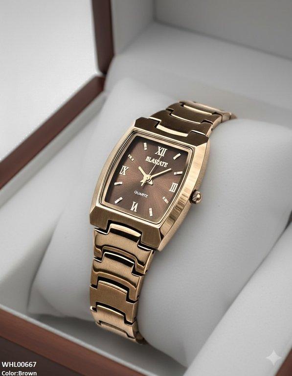 WHL00667 HWR Square Bezel Women's Watch - WHL