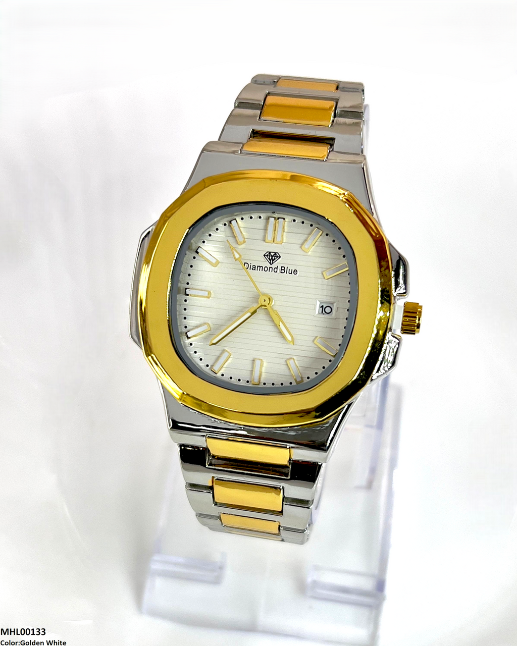 MHL00133 HWR Hexagon Bezel Men's Watch - MHL