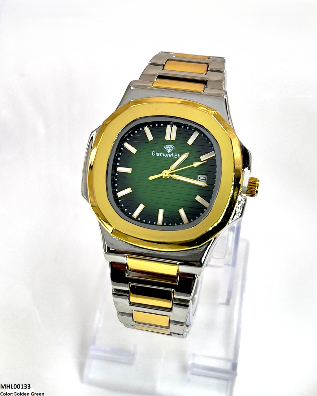 MHL00133 HWR Hexagon Bezel Men's Watch - MHL