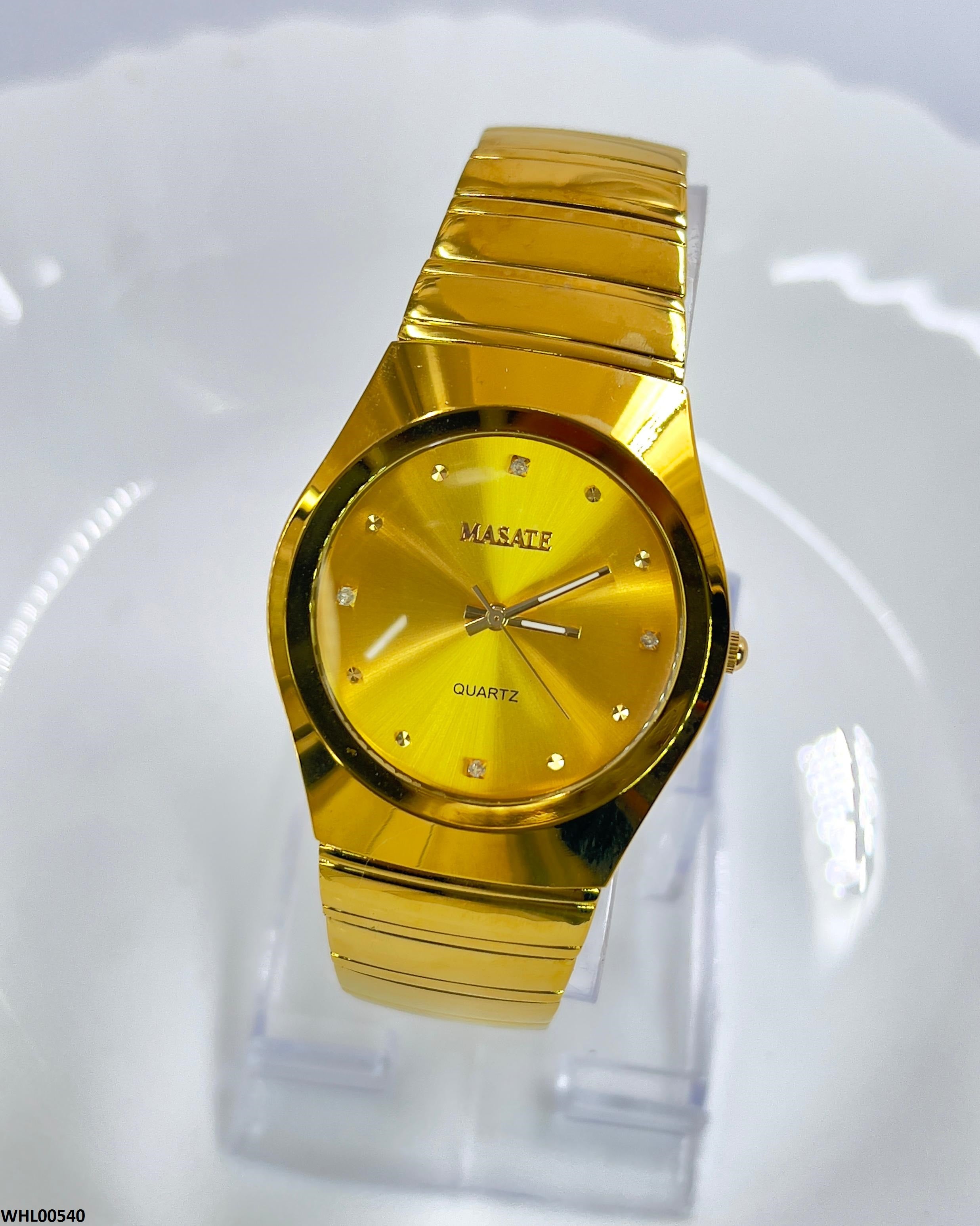 WHL00540 HWR Round Stone Dial Women's Watch - WHL