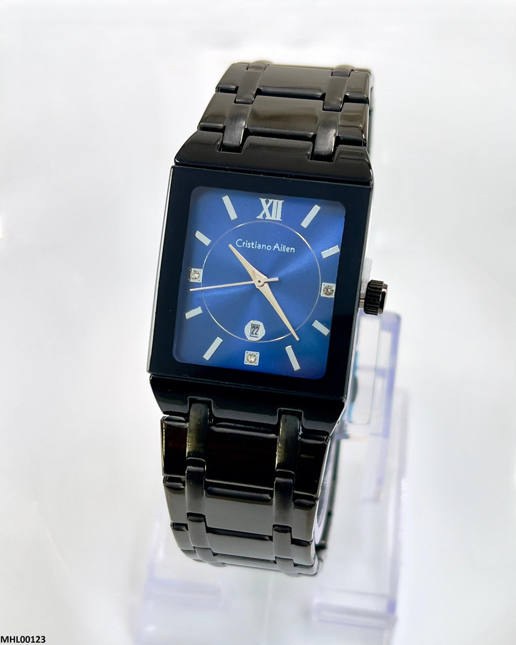 MHL00123 HWR Rectangle Dial Men's Watch - MHL