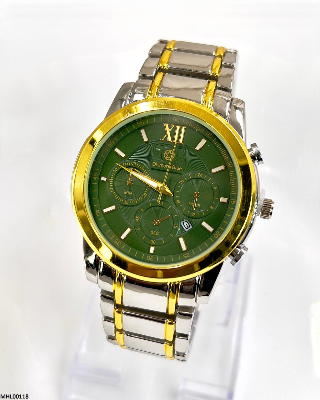 MHL00118 HWR Round Bezel Men's Watch - MHL