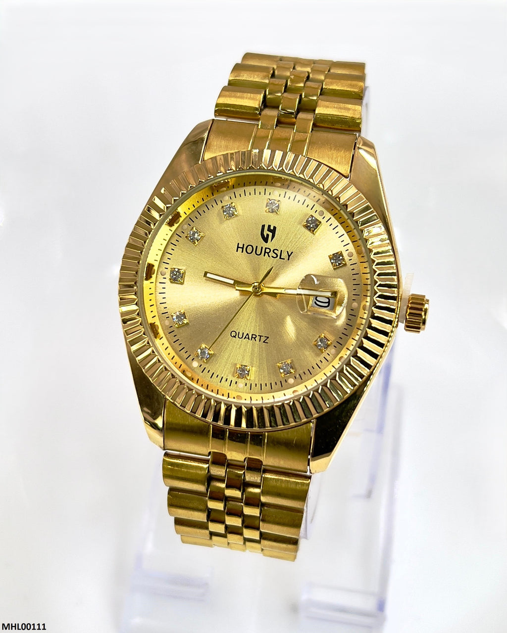 MHL00111 HWR Round Champagne Dial Men's Watch - MHL