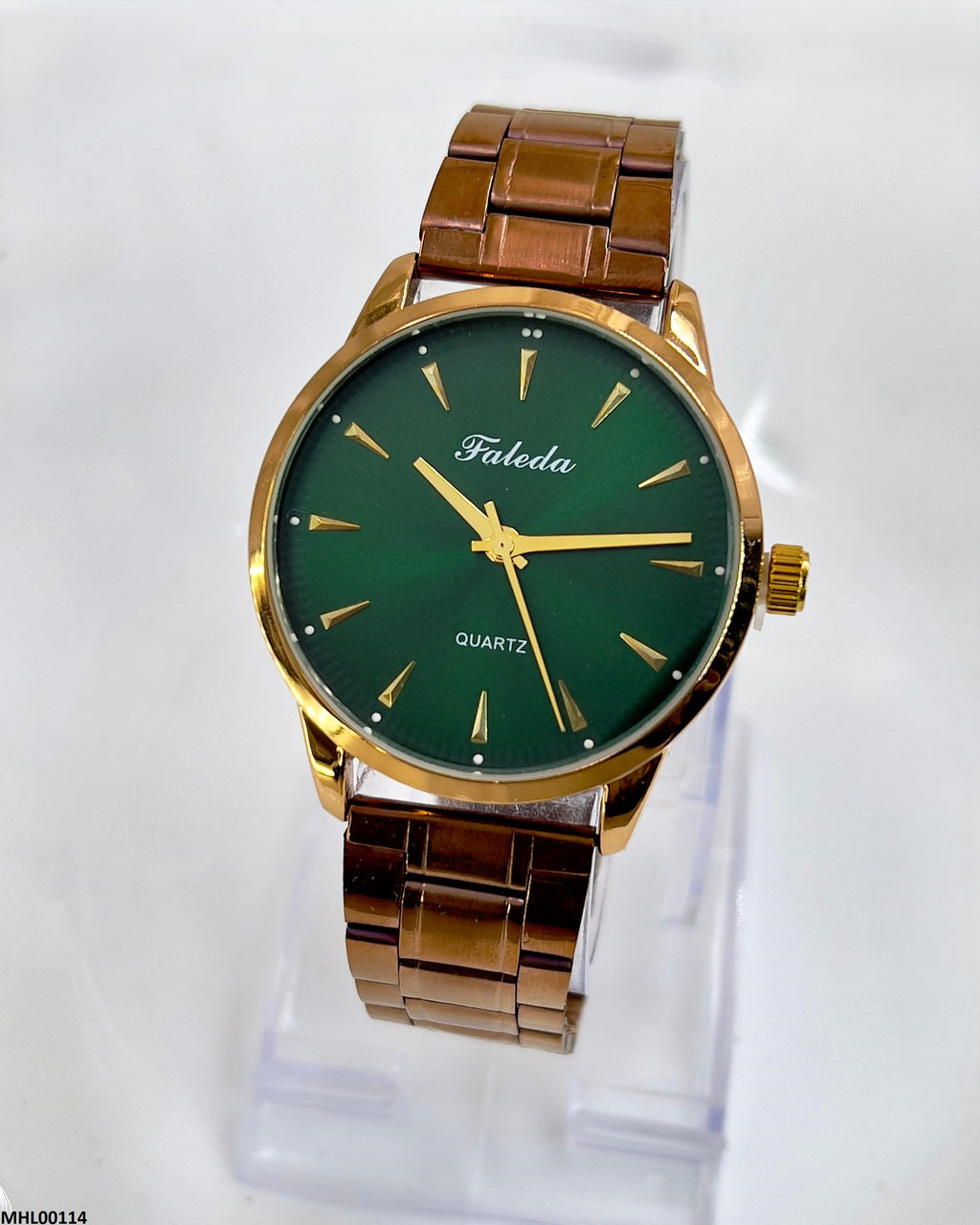 MHL00114 HWR Round Green Dial Men's Watch - MHL