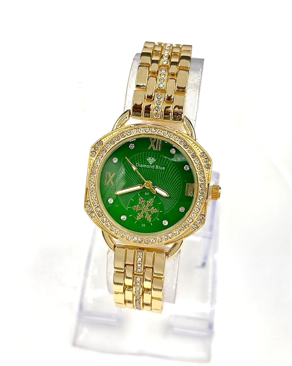 WHL00598 HWR Round Rhinestone Women's Watch - WHL