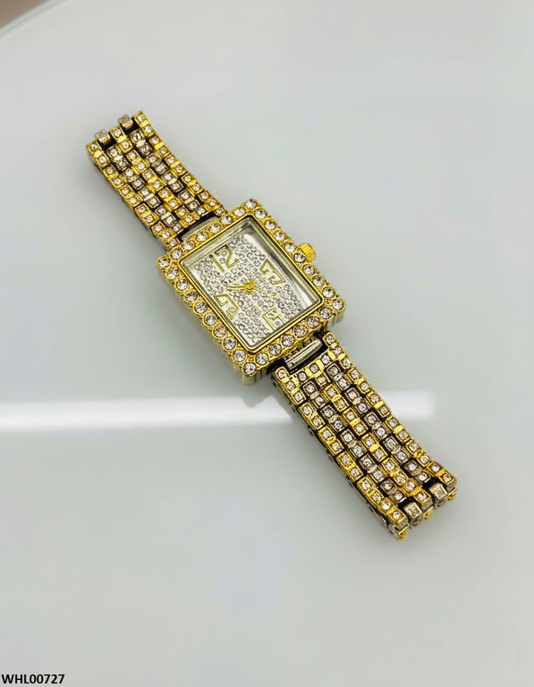 WHL00727 HWR Rectangle Dial Women's Watch - WHL