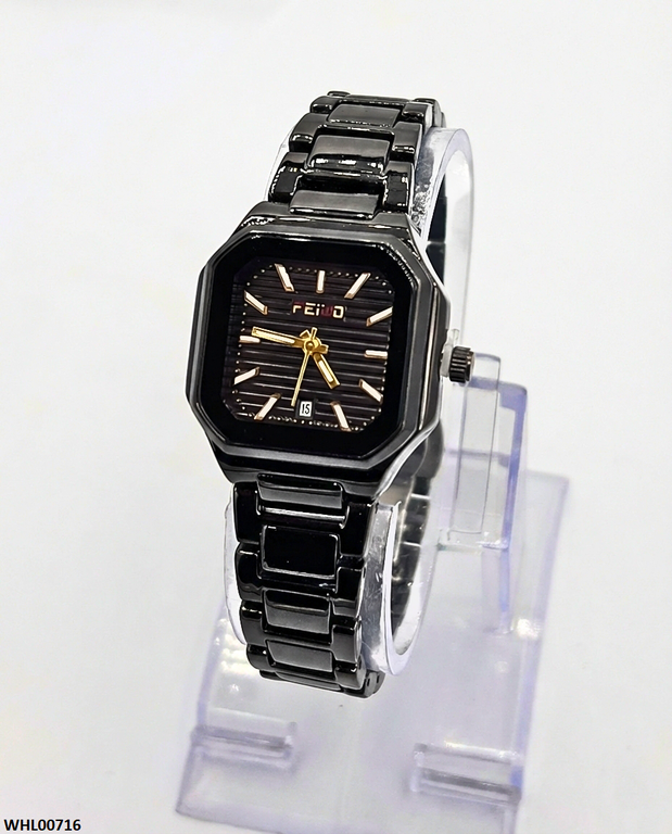 WHL00716 HWR Square Black Dial Women's Watch - WHL