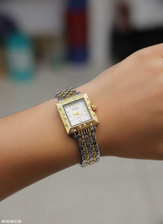 WHL00728 HWR Square Dial Women's Watch - WHL