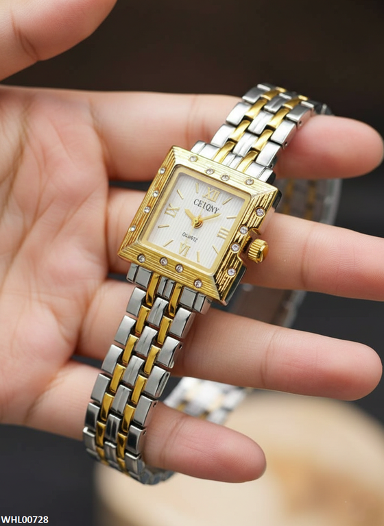 WHL00728 HWR Square Dial Women's Watch - WHL