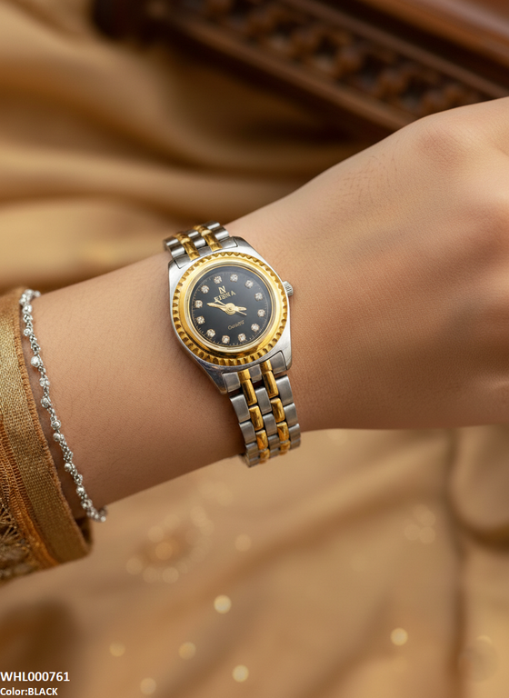 WHL00761 IWA Round Stone Dial Women's Watch - WHL