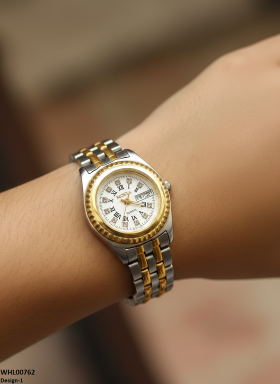 WHL00762 IWA Round Stone Dial Women's Watch - WHL