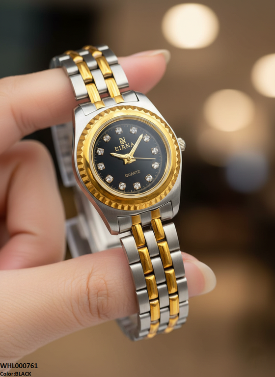 WHL00761 IWA Round Stone Dial Women's Watch - WHL